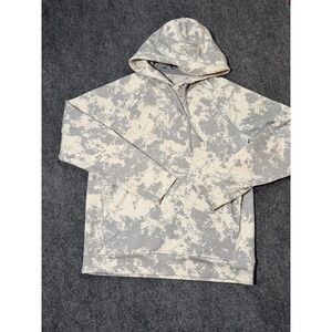 Lululemon Hoodie Womens Small Gray Camo Kangaroo Pocket Athletic Sweatshirt